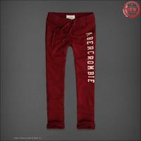 heren abercrombie and fitch elastisch sweatpants rood Overhemd Casual 0tm2z185